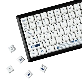 【中古】【未当て嵌める】YMDK ジオメトリテーマキーキャップ 134手がかり とっ始め刷り上げる 5面ダイサブチェリープロファイル PBT カスタムキーキャップ MXメカニカルキーボー