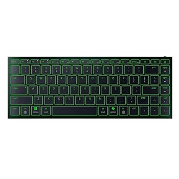 【中古】Razer Joro ポータブルワイヤレスゲーミングキーボード 薄型 軽量 コンパクト Chroma RGB ロープロファイルスイッチ Bluetooth 長時間バッテリー