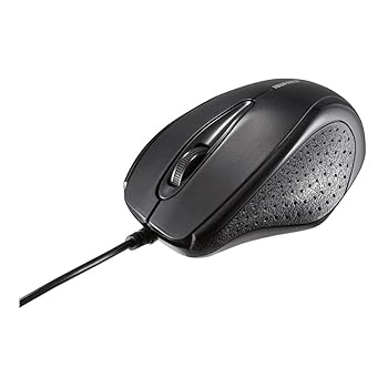 【中古】【未使用】バッファロー BUFFALO 有線IRLEDマウス 3ボタン ブラック BSMRU21BK