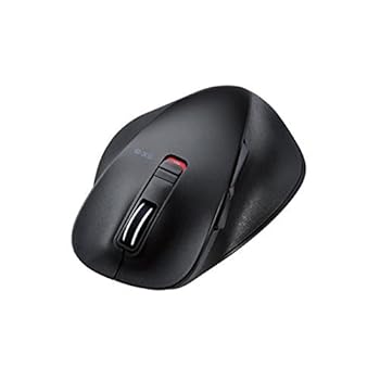 【中古】エレコム 二十日鼠 Bluetooth (iOS相応う) L大きさ 5名取り草 (戻る・進む名取り草積み上げる) 静音 BlueLED 手持ち部分の極み 黒いこと iPad Pro 2020 M-XGL10BBSBK