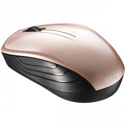【中古】【未使用】バッファロー BSMBW107BP 光学無線マウス 茶