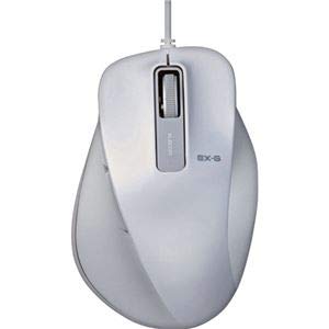 【中古】【未当て嵌める】（まとめ）エレコム EX-G有線BlueLED二十日鼠 L大いさ 白いこと M-XGL10UBWH 1個【×3仕掛ける】 マウス-マウス・キーボード・入力機器