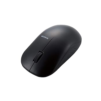 【中古】【未使用】エレコム マウス ワイヤレスマウス Bluetooth OMRON1,000万回高耐久性能スイッチ採用 3 IRLED 3ボタン EU RoHS指令準拠 ブラック M-K7BRBK/RS