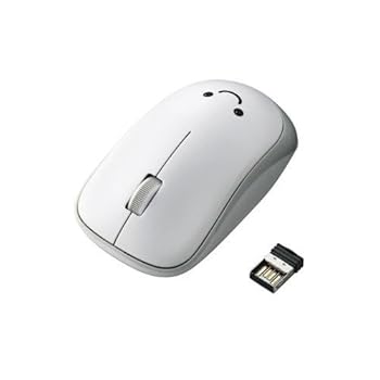 【中古】(7個まとめ売り) エレコム 無線IRマウス(3ボタン) M-IR07DRWH