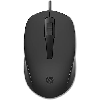 【中古】HP Mouse 150 有線、ブラック、240J6AA。