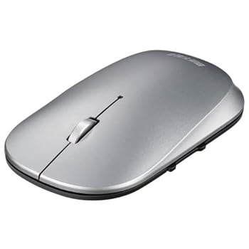 【中古】BSMBB530NSV(ノーマル/シルバー) Bluetooth BlueLED光学式マウス 5ボタ