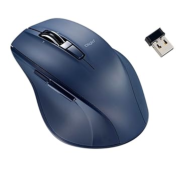 【中古】ナカバヤシ 高速スクロール 無線静音5ボタン BLEDマウス／ネイビー MUS-RKF164NB 10,881円