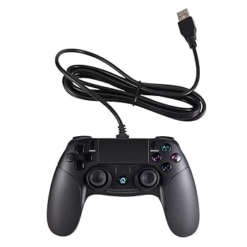 【中古】【未使用】有線 コントローラー PS4 対応 Hokyzam MK07 PS4 ゲームパット 有線 USB 接続 ゲームコントローラー 振動機能搭載 安定 DUALSHOCK 4 Windows 7/8
