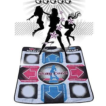 【中古】ダンスダンスレボリューションマット、ダンスパッド、ダンスマット、パッドブランケット ノンスリップ ダンスブランケットパッド 耐摩耗性 コン