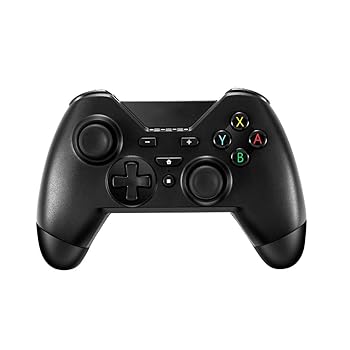【中古】【未使用】無線 ワイヤレスゲームジョイスティックコントローラー、PC/Androidタブレット、TVボックス用の3速度調整可能な振動強度と充電ケーブルを備えたB
