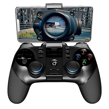 【中古】【未使用】ゲームパッド PUBGモバイルゲームのためのIOSのAndroid PCのBluetoothターボゲームパッドコントローラ PC コントローラー (Color : Black, Size