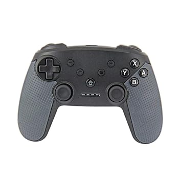 【中古】ゲームパッド ポータブルスイッチPCゲームパッド振動6軸ジャイロスコープBTませワイヤーゲームパッド (Color : Black, Size : One size)