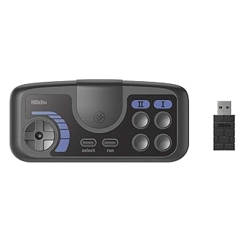 【中古】【未当て嵌める】8Bitdo TG16 無線電話 競り合いパッド マイコン Engine mini CoreGrafx mini TubroGrafx-16 mini Switch用(暗薄墨色)
