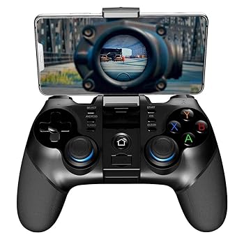 【中古】ゲームパッド 3では1 BTレシーバゲームコントローラスマートフォンタブレットブラケットハンドル コントローラゲームパッド (色 : Black, Size :