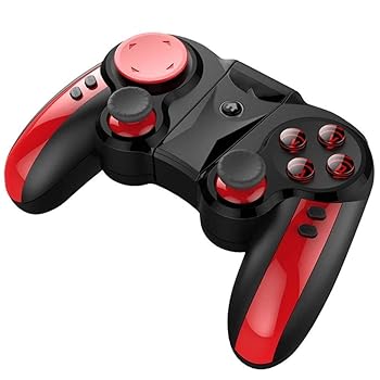 【中古】ゲームパッド Bluetoothのゲームパッドワイヤレス有線ジョイスティック携帯電話ゲームパッドブラック 高感度と高速応答 (Color : Black, Size :