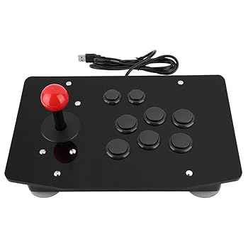 【中古】【未当て嵌める】吹き抜け突っ支い棒、ゲームジョイスティック、名取り草DIY一揃いの道具、8名取り草付き添い人ゲームジョイスティック、競り合い制御装置、黒いこと