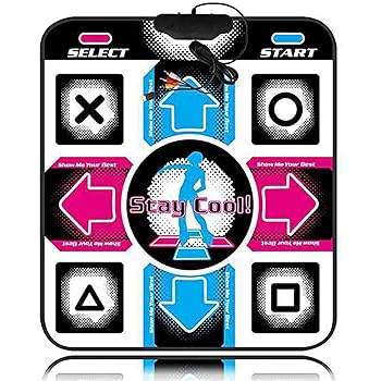 【中古】社交ダンスパッド、ダンスダンスレボリューション（DDR）用ダンスマットノンスリップセンシティブUSB社交ダンス毛布マイコンラップトップビデオゲーム その他-パソコン・周辺機器