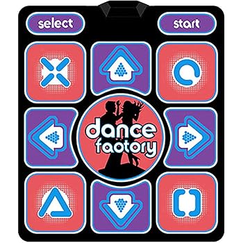 【中古】ダンスパッド、大人用滑り止めシーンゲーム用ダンスマットPC用USBダンスブランケットラップトップビデオゲーム子供用ギフト