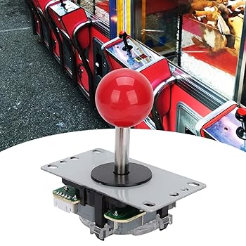 【中古】ジョイスティックアクセサリ、ゲームジョイスティック、ポータブル耐久性簡単な接続家庭用ゲーム用赤 コンピュータ(赤)