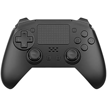 【中古】PS4スイッチゲームコンソール用Bluetoothワイヤレスデュアル振動ゲームパッド6軸体性感覚ゲームコントローラー600mAh