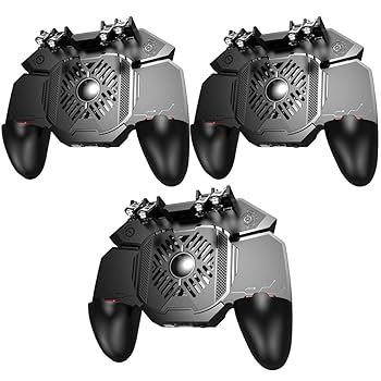 【中古】3Pcs MEMOAK88ゲームパッドSixFingers Joysticks Game Controller for PUBG for iOS Android Mobile Games