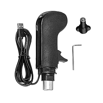 【中古】PC USBギアシフトノブ Thrustmaster TH8Aギアシフトシフターノブ用ゲーム ユーロトラックシミュレーター シフター シフトレバーシフターノブカー