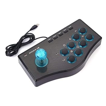 【中古】有線ゲームコントローラー、3 In 1 Usb有線ゲームコントローラーアーケードファイティングジョイスティックスティック(Ps3コンピューター用)PC|AJIMURA-SHOP