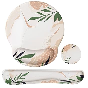 【中古】【未当て嵌める】iLeadon Mouse Pad with Wrist Rest Set, Ergonomic Mouse Pad with Non-Slip Base for Computer Home Office Decor, Easy Typing \u0026 Pain Relief その他-パソコン・周辺機器