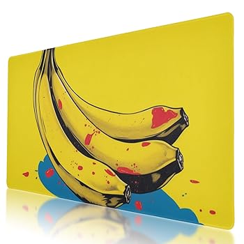 【中古】【未使用】丈夫なポップアートスタイルデザインマウスパッド 35.5 x 16インチ 滑り止めベース 防水 長時間のゲームに快適 11,024円