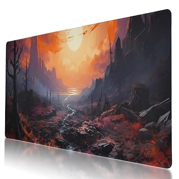 【中古】丈夫で洗濯可能 印象派デザイン マウスパッド 35.5 x 16インチ 滑り止めゴムベース タイピングやゲームに最適｜AJIMURA-SHOP 11,588円