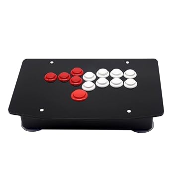 【中古】【未使用】RAAKIMO 超薄型オールボタン スタイルアーケードジョイスティック 全ボタンファイトスティック格闘ゲームコントローラー USBエンコーダを編集し