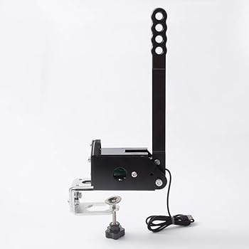 【中古】【未使用】RAAKIMO ゲームハンドブレーキ サイドブレーキ USBシミュレートリニア式ゲ ムドリフト用ハンドブレーキ PC14ビットレースゲーム用ハンドブレーキ