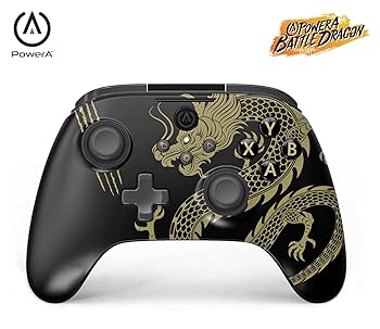 【中古】【国内置き目品2年引き受ける】PowerA バトルドラゴン・アドバンスド・ワイヤレスコントローラー for パソコン取り組み\u0026Cloud取り組み TURBO連射・二重振りまわす・銃の引き金