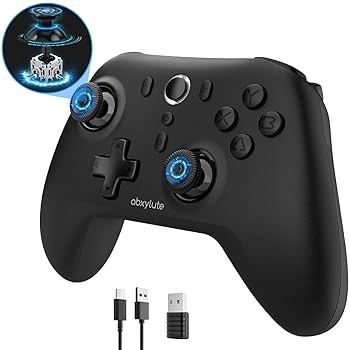 【中古】【未当て嵌める】abxylute C6 競り合いパッド 制御装置1000サイクル ー Windows マイコン・Android・iOS・Switch・Mac・Steamに相応う ドリフト押しとどめる大広間突っ支い棒 大広間