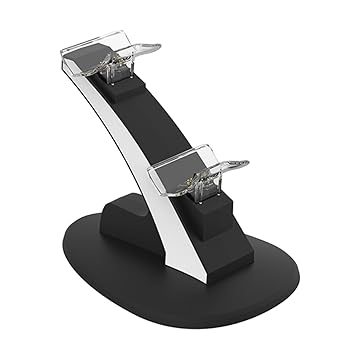 【中古】TINEASUR コントローラー 充電器 ドック 2 スロット ゲーム コントローラー ダブル チャージャー USB-C ポート ブラック デスクトップ 充電ス LE