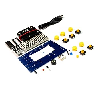 【中古】ピクセルゲーム機 はんだ付けキット ヘビ/ゲーム楽しい電子はんだ付け練習電子キット