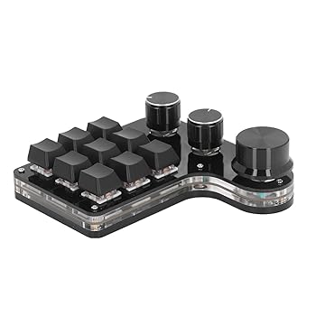 【中古】9キーミニキーパッド、メカニカルキーパッド5V 1A防塵レッドスイッチゲームエンターテイメント用