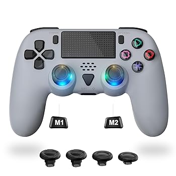 【中古】PS5/PS5 Pro/PS5 Slim/PCに対応した無線コントローラー【新登場】ワイヤレスコントローラー For DualSense 遅延なし 連射 マクロ機能 背面ボタン