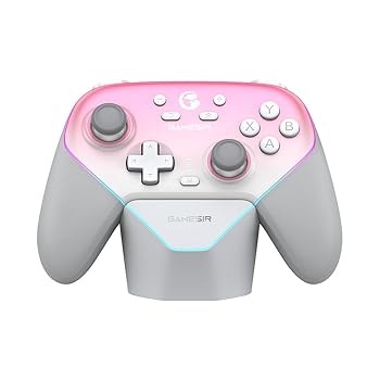 【中古】GameSir Super Nova PCゲームパッド 充電ドック付き PC/Steam/Switch/IOS/Android用ゲーミングコントローラー 無線 2.4Gワイヤレス対応 低遅延 s