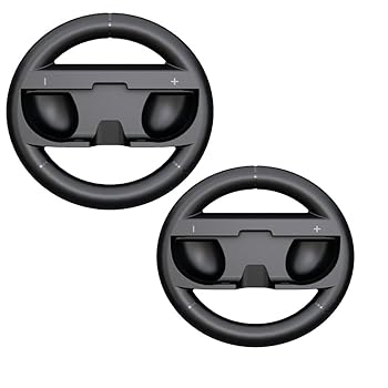 【中古】スイッチと互換性のあるステアリングホイール2コンソールハンドル用スイッチOLEDハンドルグリップジョイコンハンドルステアリングホイールゲーム