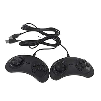 【中古】【未使用】USBゲームパッド ゲームコントローラ 6ボタン GA用USBゲーミングジョイスティックホルダー PC Drive用 ゲームパッド