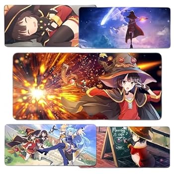 【中古】アニメーションマウスパッド人気 この素晴らしい世界に祝福を！ 超大型ゲーミングマウスパッド可愛いデザインマウスパッド防水 滑り止 耐久性が画像