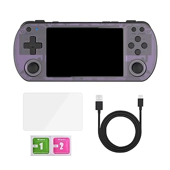 【中古】64g/128gポケットビデオプレーヤー4インチスクリーンレトロハンドヘルドゲームコンソール充電式コンソールポータブル
