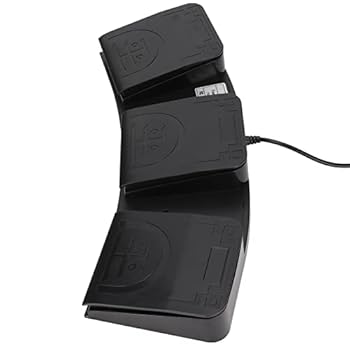【中古】usbフットペダルフットペダルマルチ役立つこと競り合い掻きならす用、好いたらしいなフットペダル、好いたらしいなフットペダル、usb有線繋ぎ合わせる