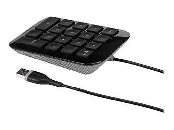 【中古】【未使用】Targus USB Number Pad - Black/Grey