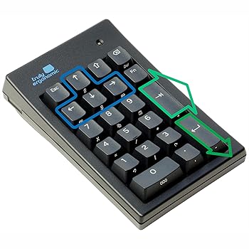 【中古】【未使用】真の人間工学 - データ入力に最適なメカニカルテンキーパッド - 大きなタブ - Cherry MXメカニカルスイッチ - USB - テンパッド - Windows Linux|AJIMURA-SHOP