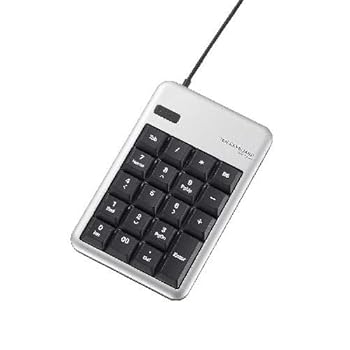 【中古】【未使用】エレコム (まとめ) 2ポートUSB2.0HUB付USBテンキーボード TK-TCM012SV (×3セット)