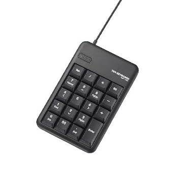 【中古】【まとめ 4セット】 エレコム 2ポートUSB2.0HUB付USBテンキーボード TK-TCM012BK