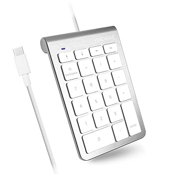 【中古】【未当て嵌める】Macally 有線USB Cナンバーパッドキーボード - Type Cテンキーパッド 万覚え帳マイコン、Apple Mac iMac MacBook Pro/Air、iPad、Windows パソコン、一巻の終わり その他-パソコン・周辺機器