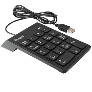 【中古】【未使用】デジタルデータ通信 Equip USBテンキーパッド - Equip USBテンキーパッド、USB、ユニバーサル、ブラック、プラスチック、1.35m、CE。